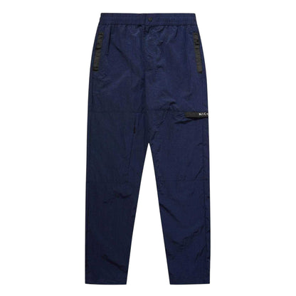 Prussian Blue - Front - Nicce Mens Java Cargo Trousers