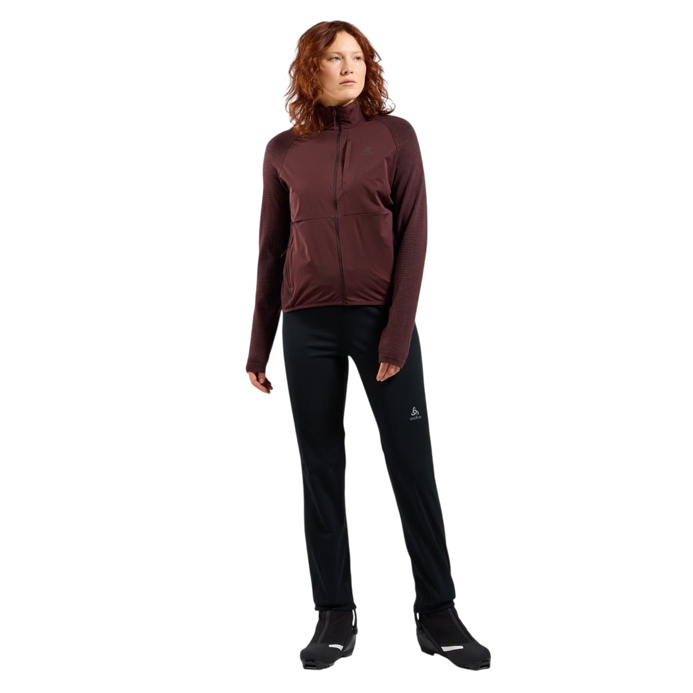 Black - Side - Odlo Womens-Ladies Brensholmen Regular Jogging Bottoms