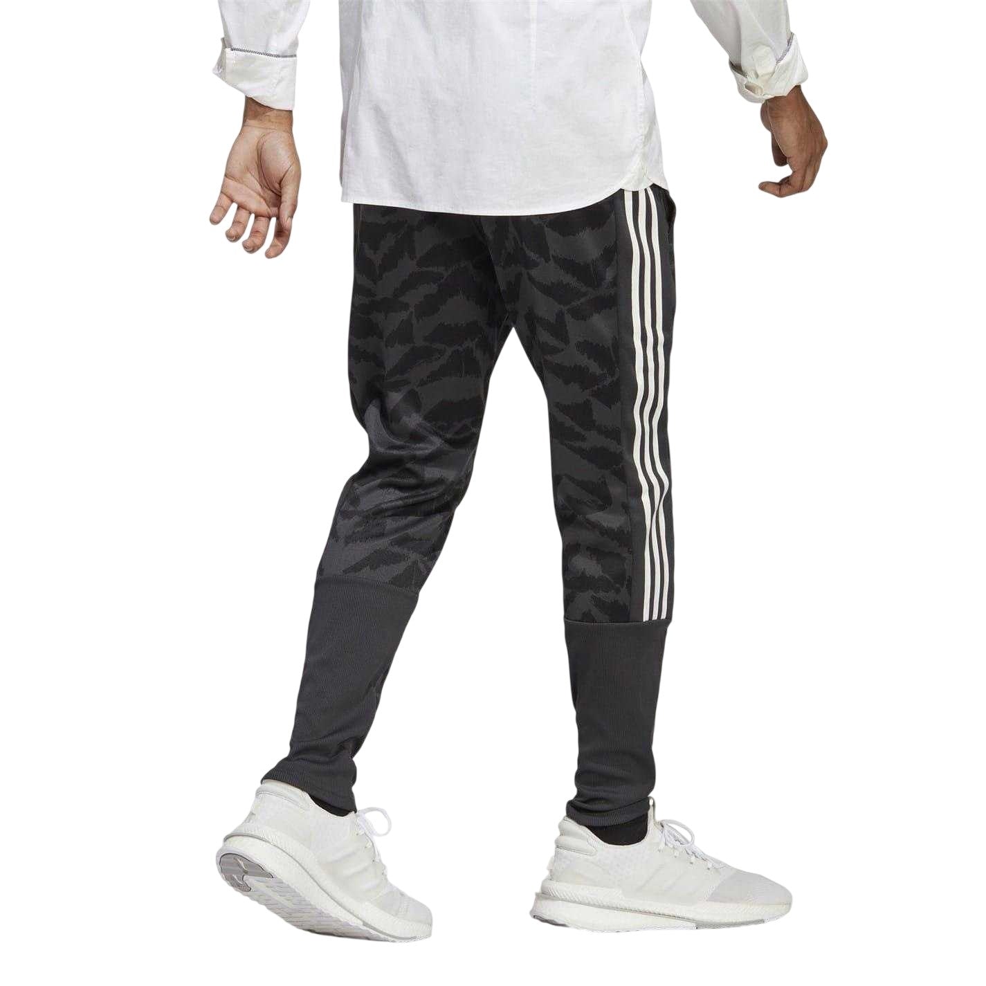 Carbon - Back - Adidas Mens Trio Tracksuit Bottoms