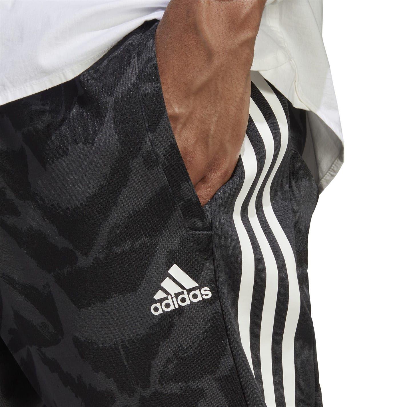 Carbon - Side - Adidas Mens Trio Tracksuit Bottoms