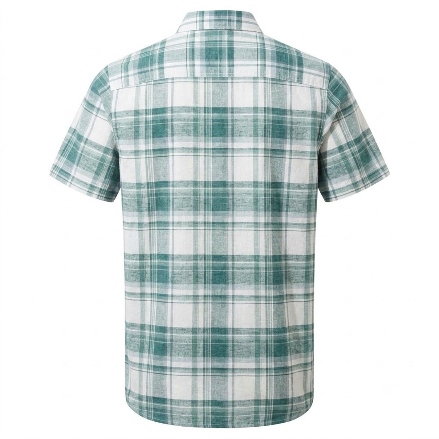 Teal Blue - Back - Craghoppers Mens Hila Point Collar Regular Shirt