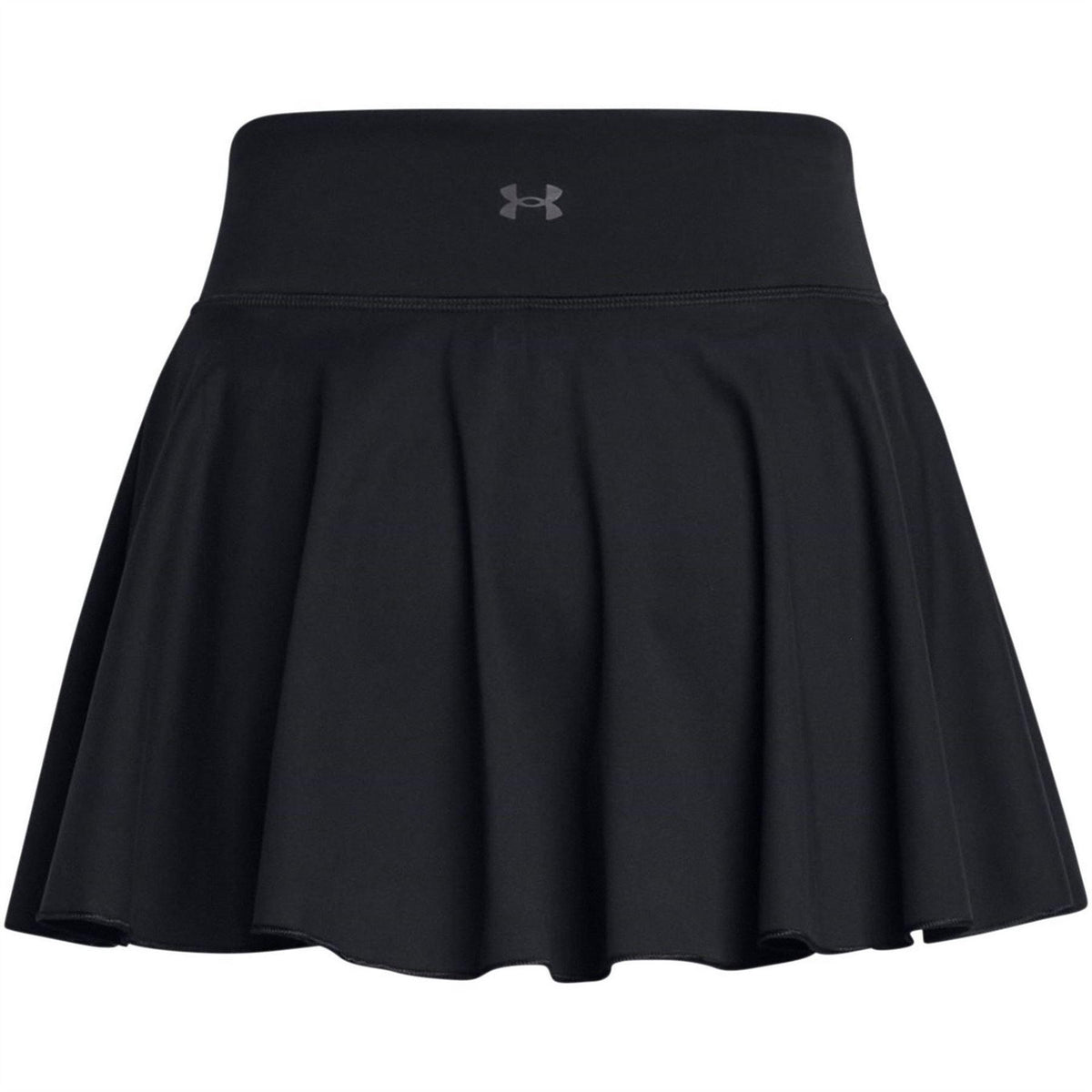 Black - Back - Under Armour Womens-Ladies Motion Pleated Skort