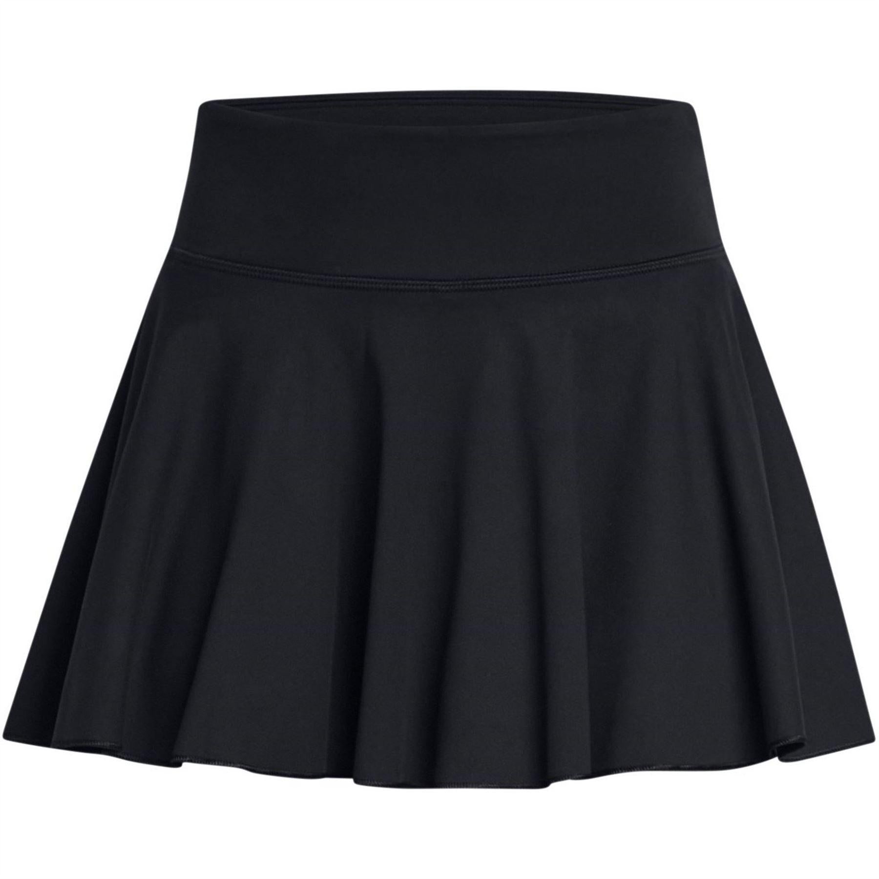 Black - Front - Under Armour Womens-Ladies Motion Pleated Skort