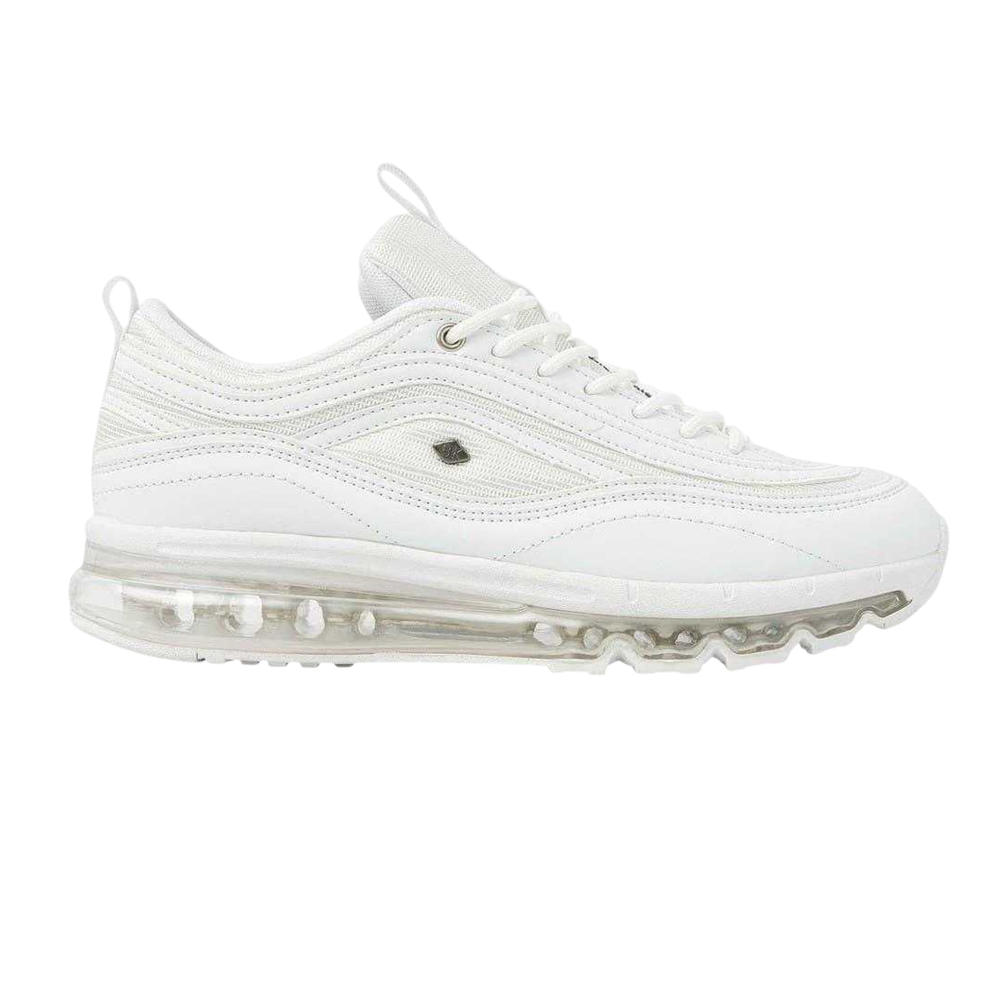 White - Front - British Knights Mens Zion Air Cushioned Trainers
