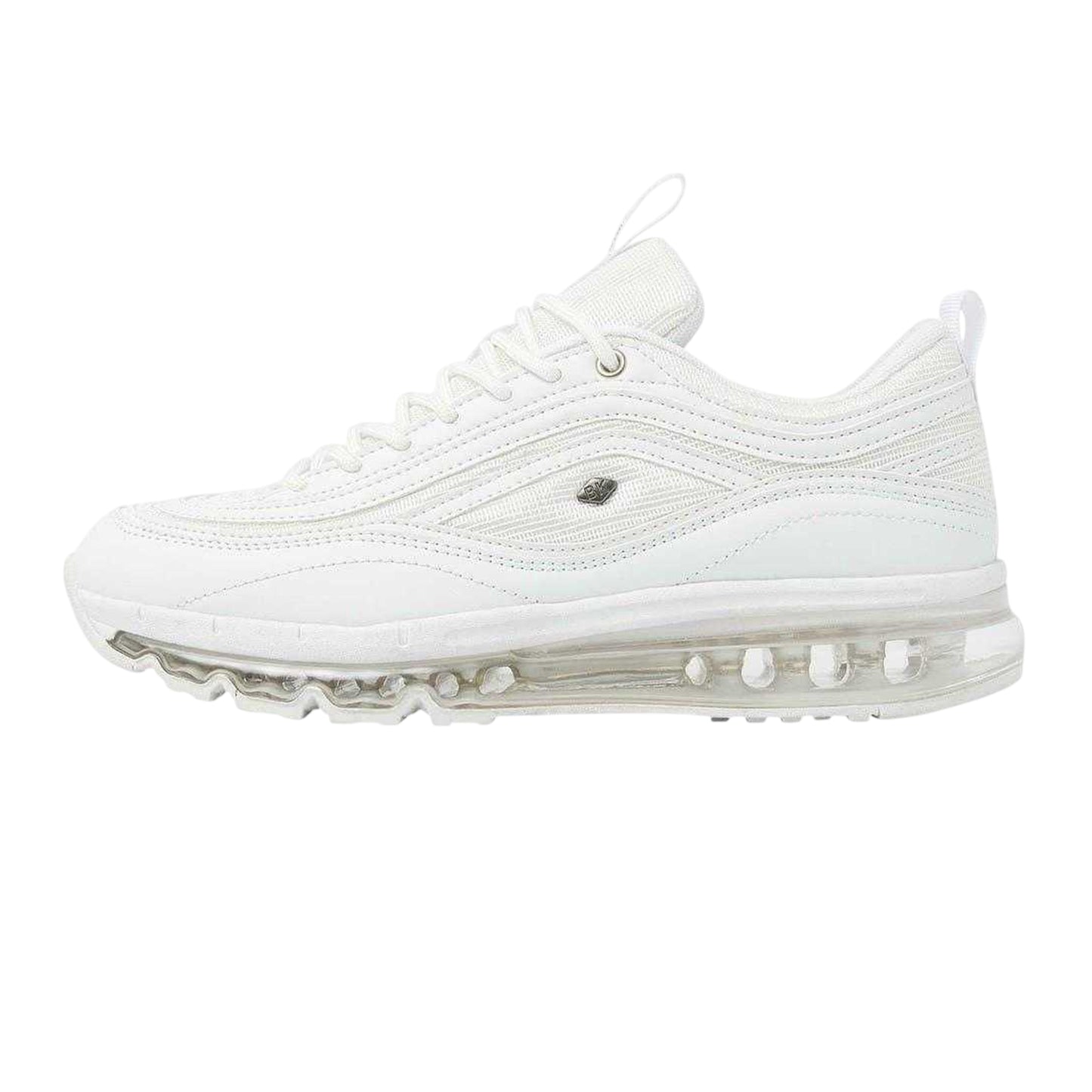 White - Side - British Knights Mens Zion Air Cushioned Trainers
