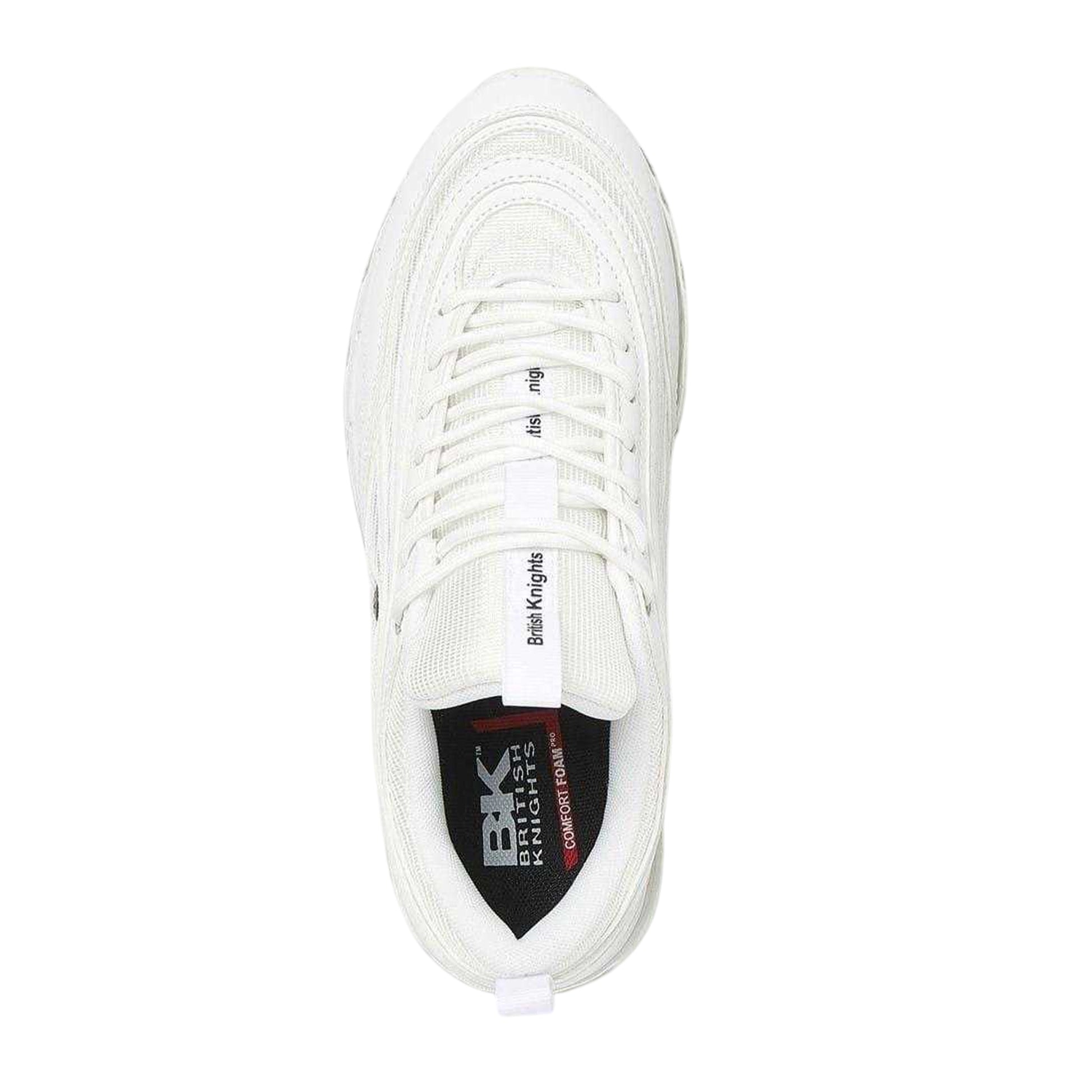 White - Lifestyle - British Knights Mens Zion Air Cushioned Trainers