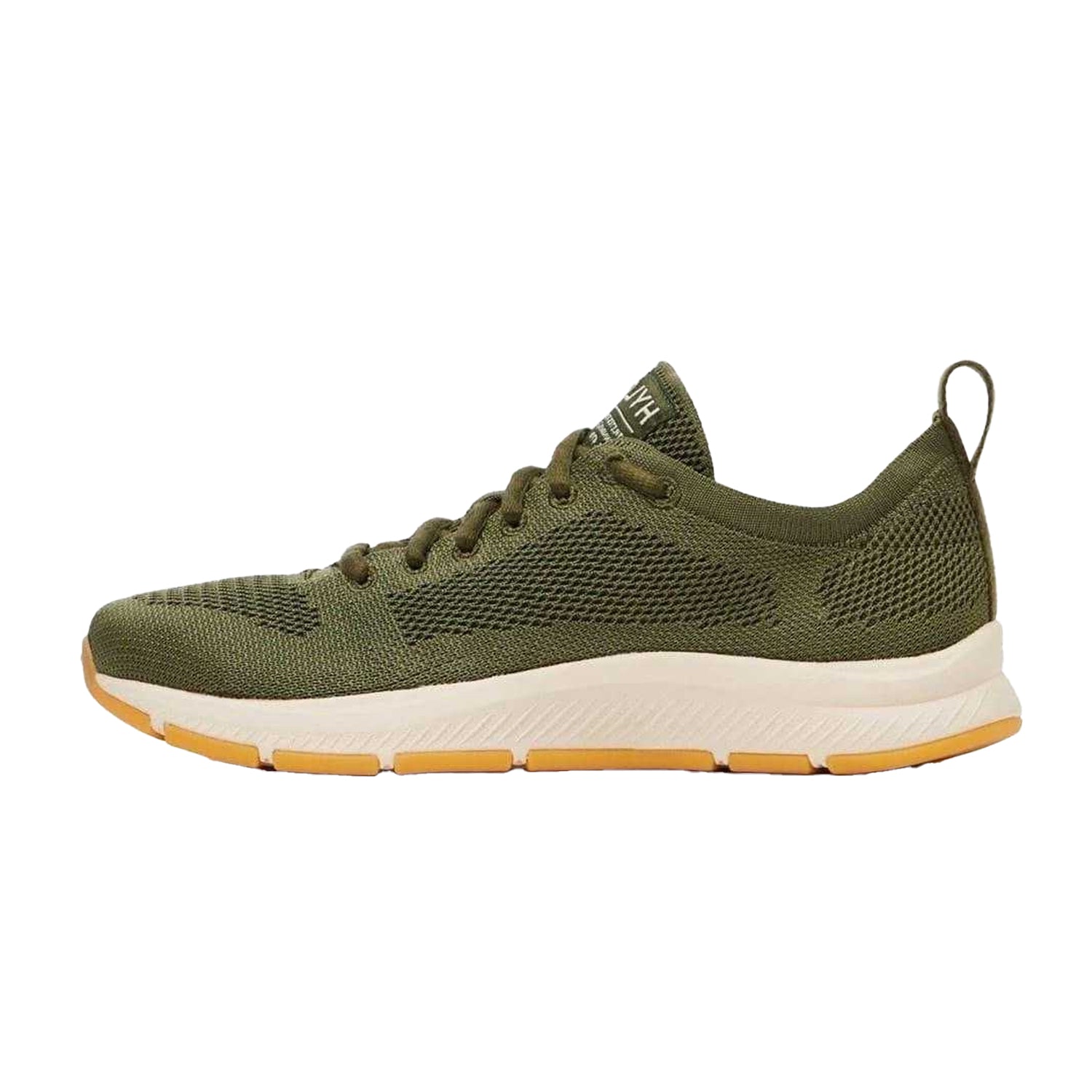 Khaki Green - Back - Hylo Athletics Womens-Ladies At Light Low Cut Trainers