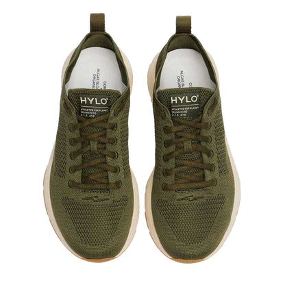Khaki Green - Side - Hylo Athletics Womens-Ladies At Light Low Cut Trainers