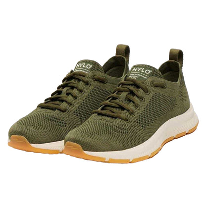 Khaki Green - Lifestyle - Hylo Athletics Womens-Ladies At Light Low Cut Trainers
