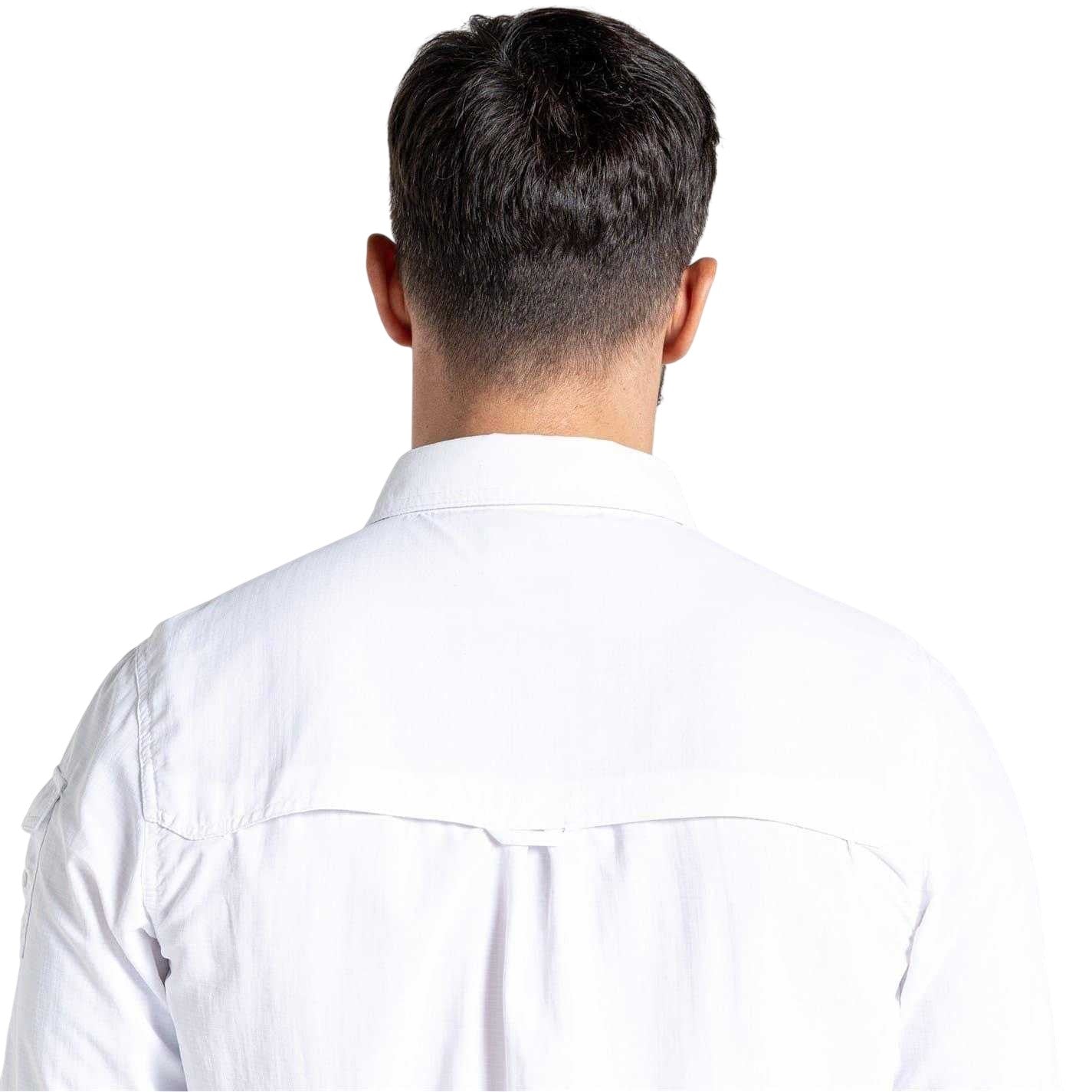 Optic White - Lifestyle - Craghoppers Mens Regular Long-Sleeved Shirt