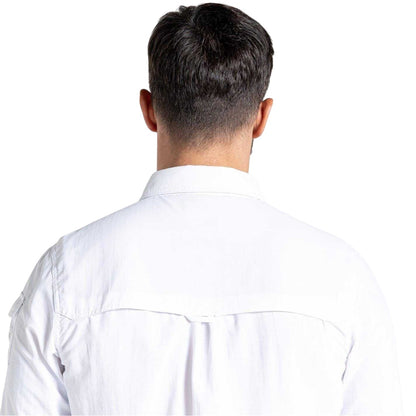 Optic White - Lifestyle - Craghoppers Mens Regular Long-Sleeved Shirt
