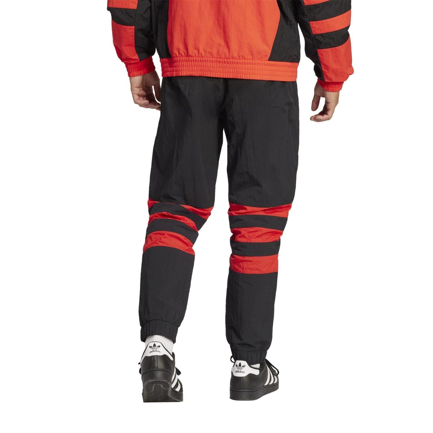 Black - Back - Adidas Mens Club Atlético River Plate Tapered Tracksuit Bottoms