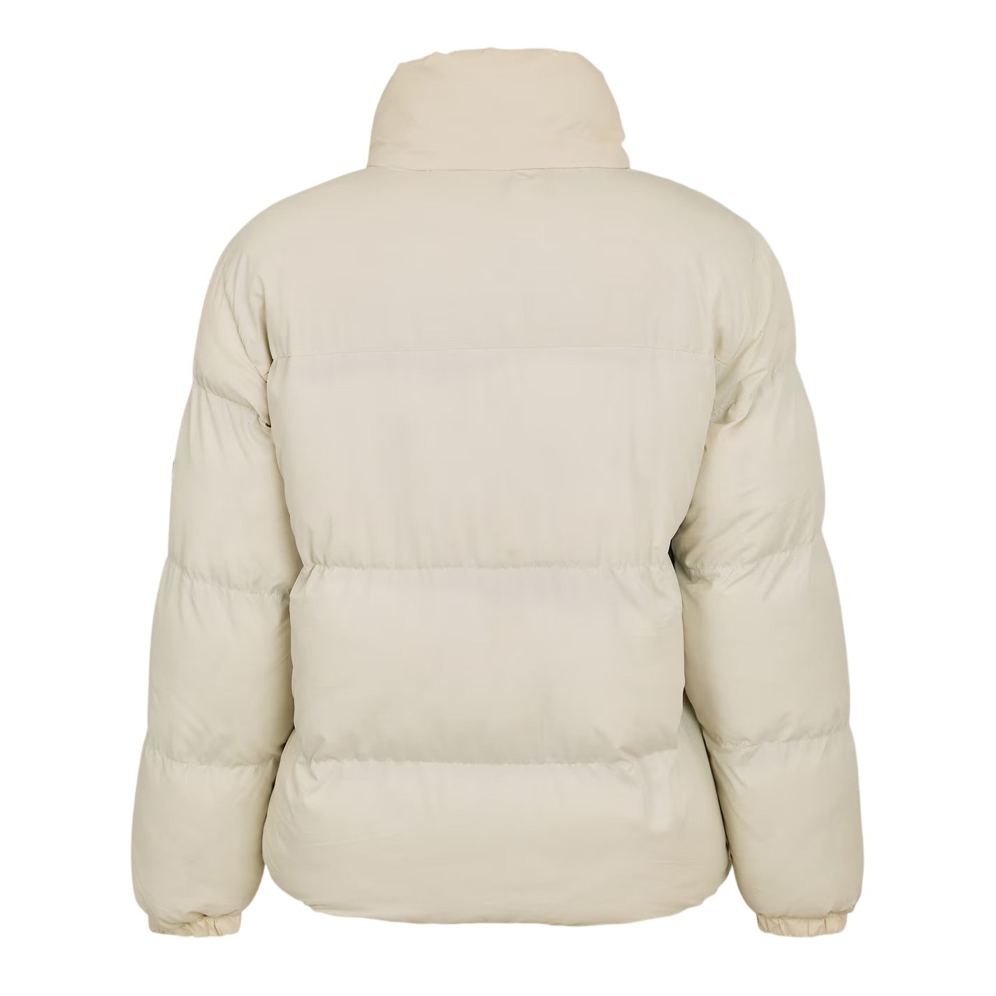 Cream - Back - 274 Studio Mens Alaska Borg Puffer Jacket