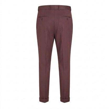 Red - Back - Boss Mens Pepe Straight Chinos