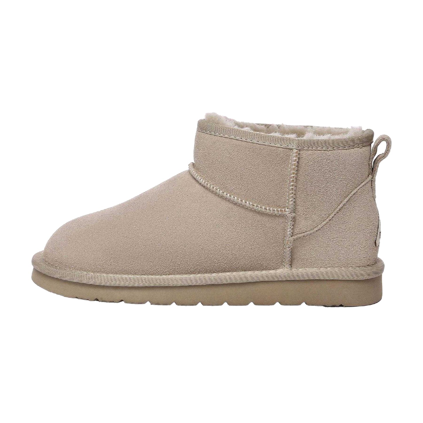 Sand - Side - EverAu Womens-Ladies Classic Suede Ankle Boots