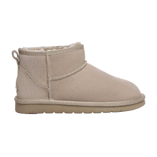 Sand - Front - EverAu Womens-Ladies Classic Suede Ankle Boots