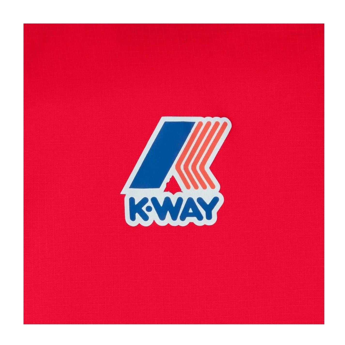 Red - Side - K Way Childrens-Kids Logo Jacket