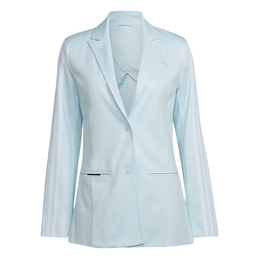 Blue - Front - Adidas Womens-Ladies Back Print Relaxed Fit Blazer
