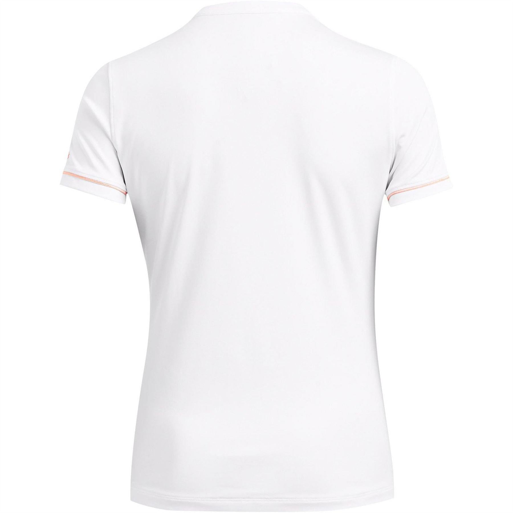 White - Back - Under Armour Womens-Ladies Playoff 3.0 Polo Shirt