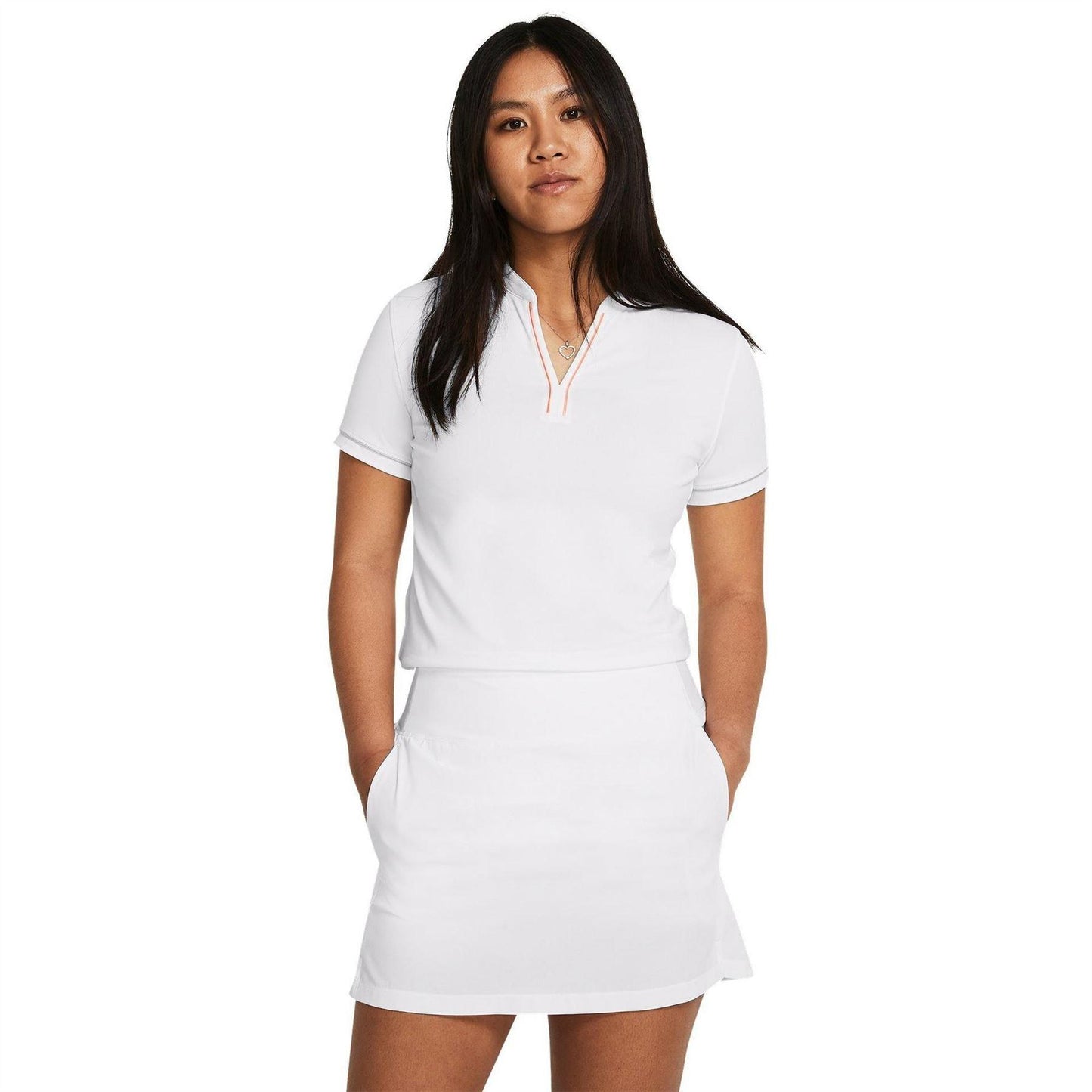 White - Lifestyle - Under Armour Womens-Ladies Playoff 3.0 Polo Shirt