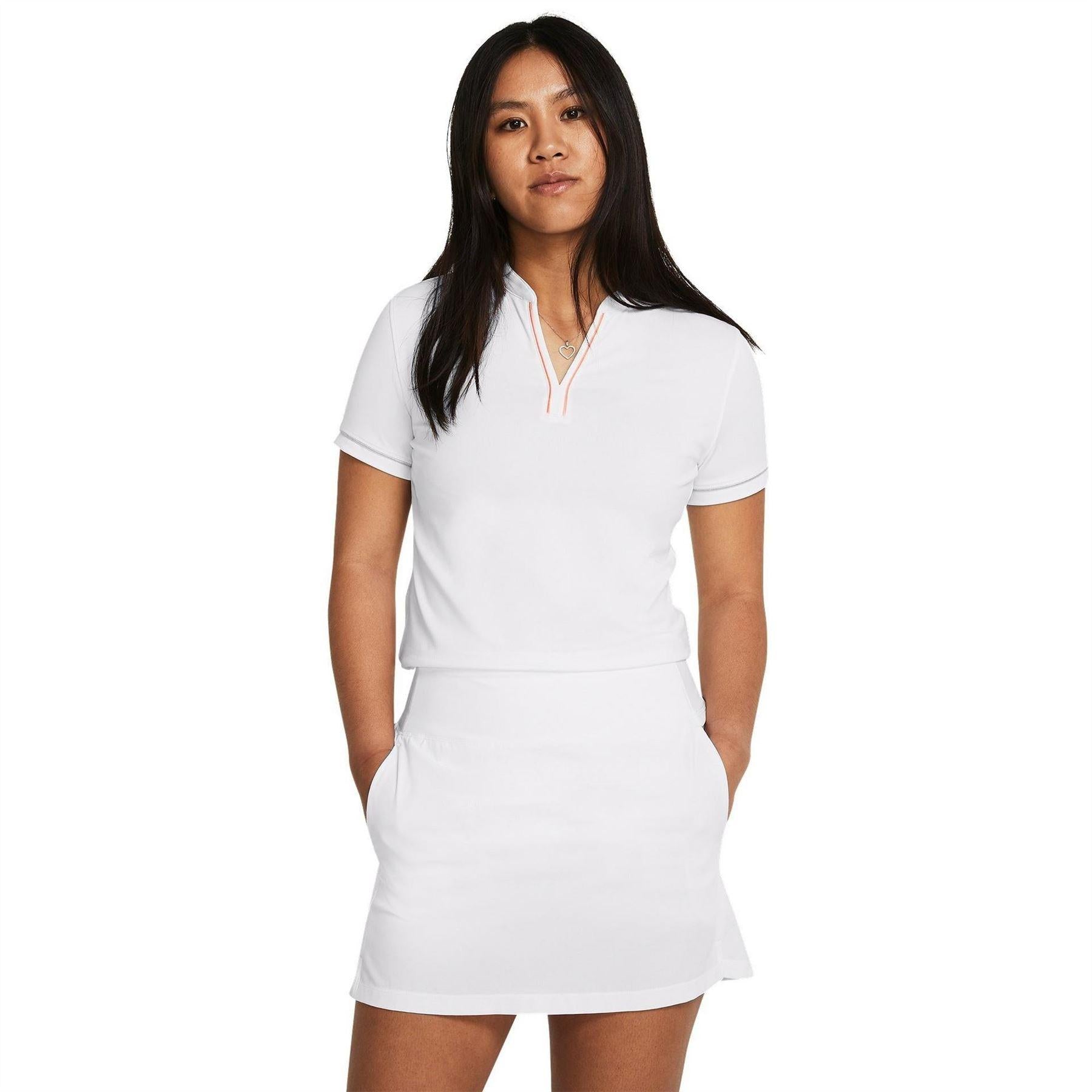 White - Lifestyle - Under Armour Womens-Ladies Playoff 3.0 Polo Shirt