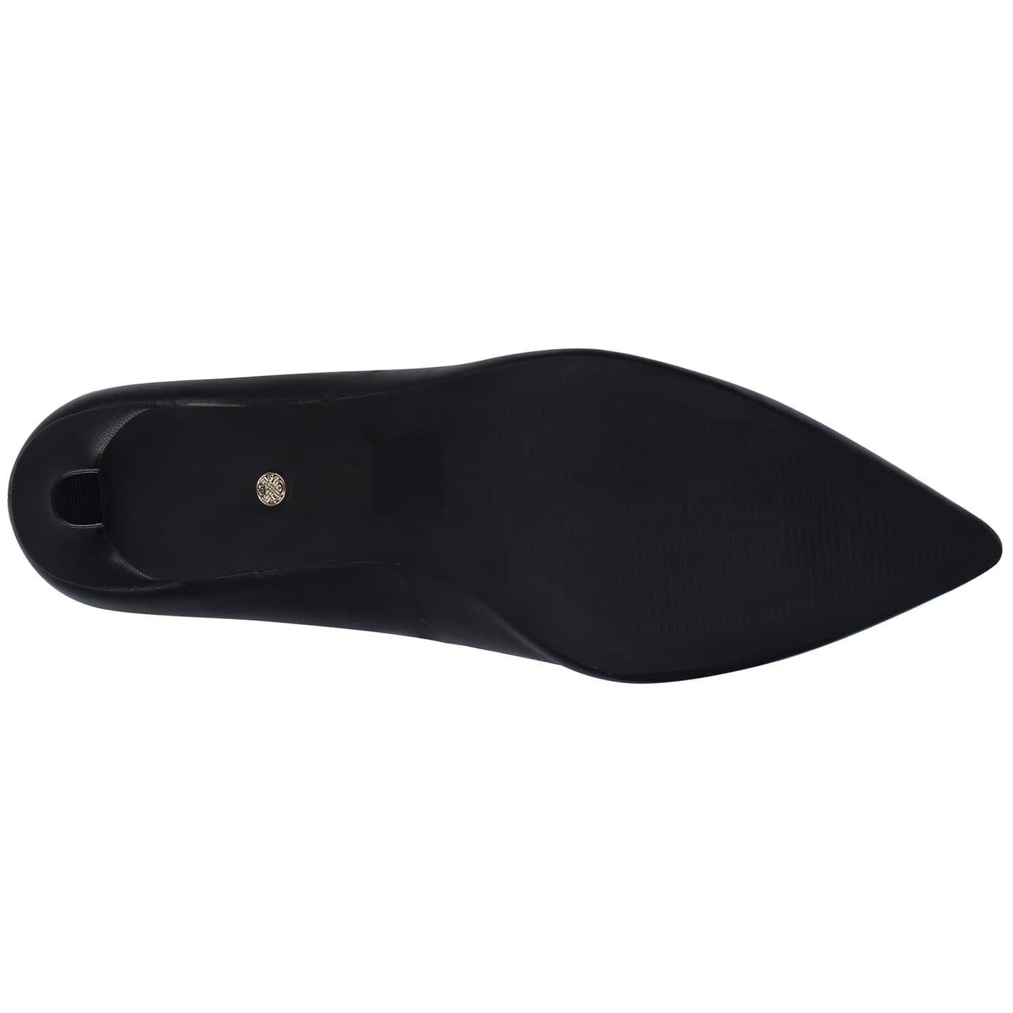 Black - Back - Biba Womens-Ladies Leather Stiletto Heel Pumps
