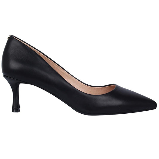 Black - Front - Biba Womens-Ladies Leather Stiletto Heel Pumps