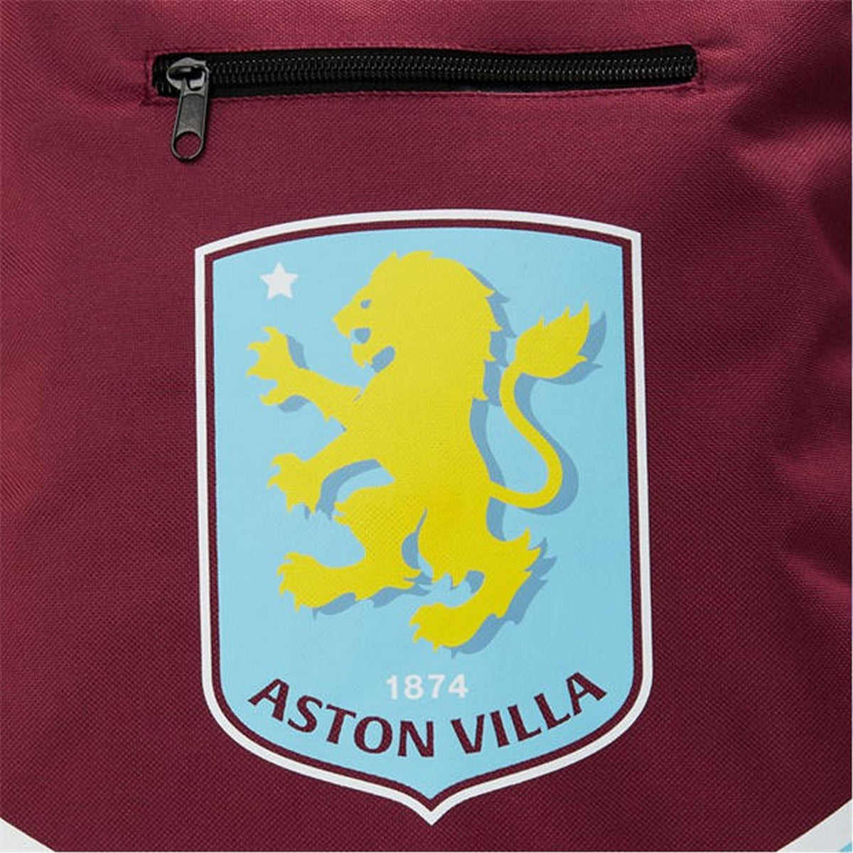 Claret-Sky Blue - Side - Aston Villa FC Crest Football Backpack