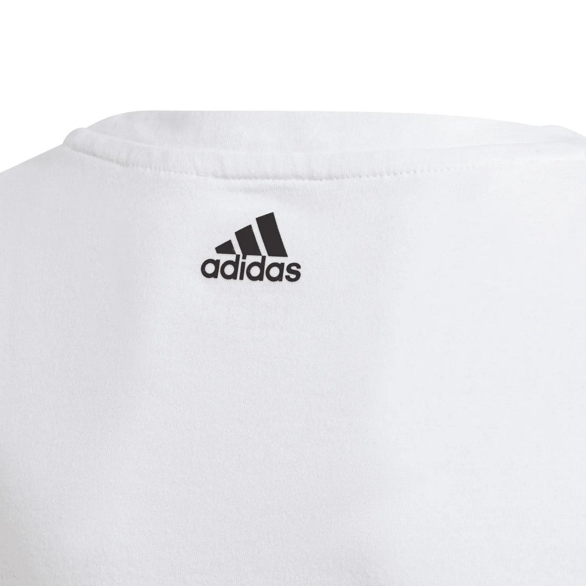 White - Lifestyle - Adidas Girls Essentials Linear T-Shirt
