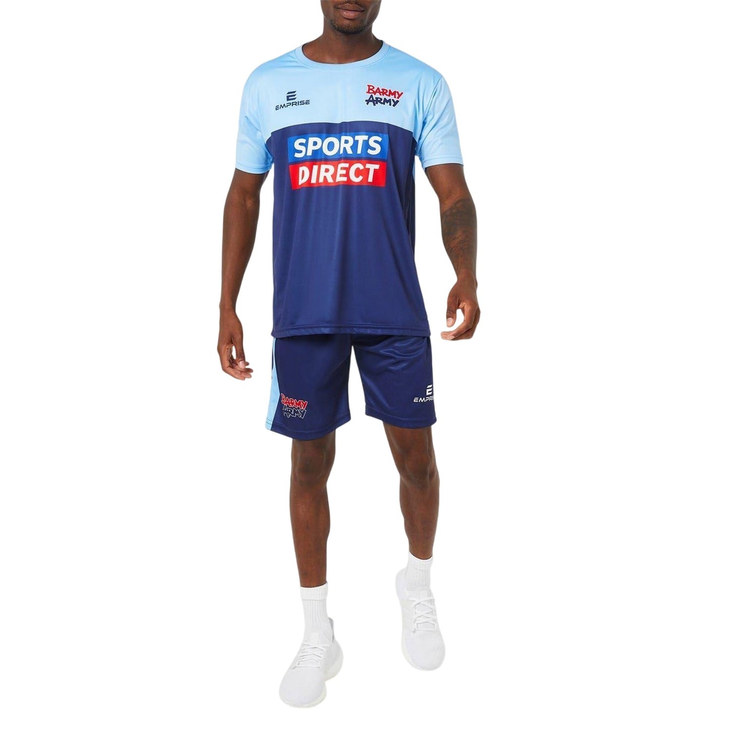 Blue - Lifestyle - Barmy Army Mens Crew Neck Regular Short-Sleeved T-Shirt