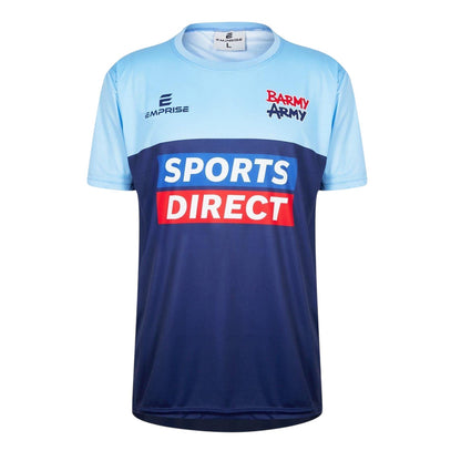 Blue - Front - Barmy Army Mens Crew Neck Regular Short-Sleeved T-Shirt