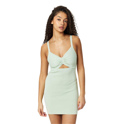 Seaglass - Side - Jack Wills Womens-Ladies V Neck Spaghetti Strap Slip Dress