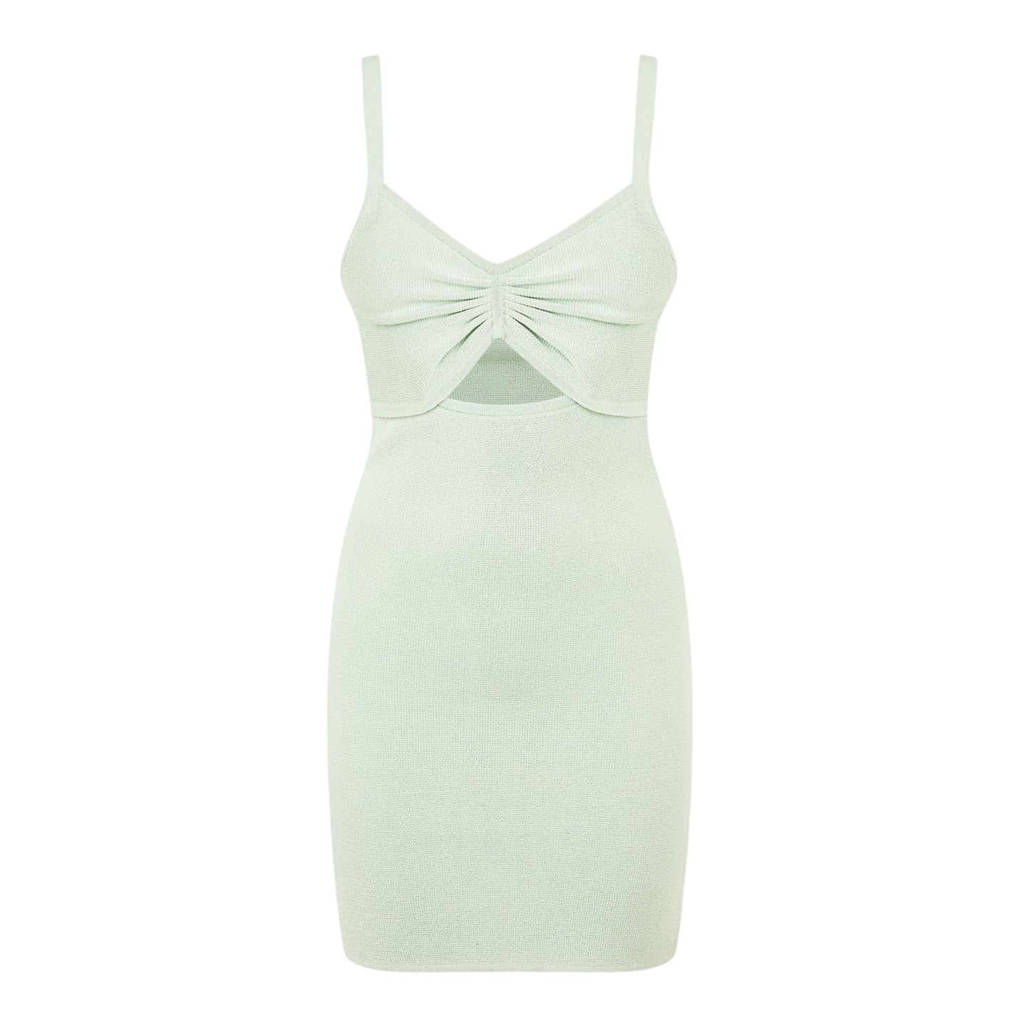 Seaglass - Front - Jack Wills Womens-Ladies V Neck Spaghetti Strap Slip Dress