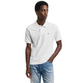 White - Front - Gant Mens Shield Polo Shirt
