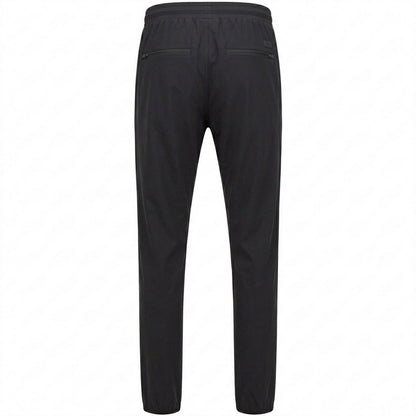 Black - Back - Boss Mens Hwoven Zip Pocket Joggers