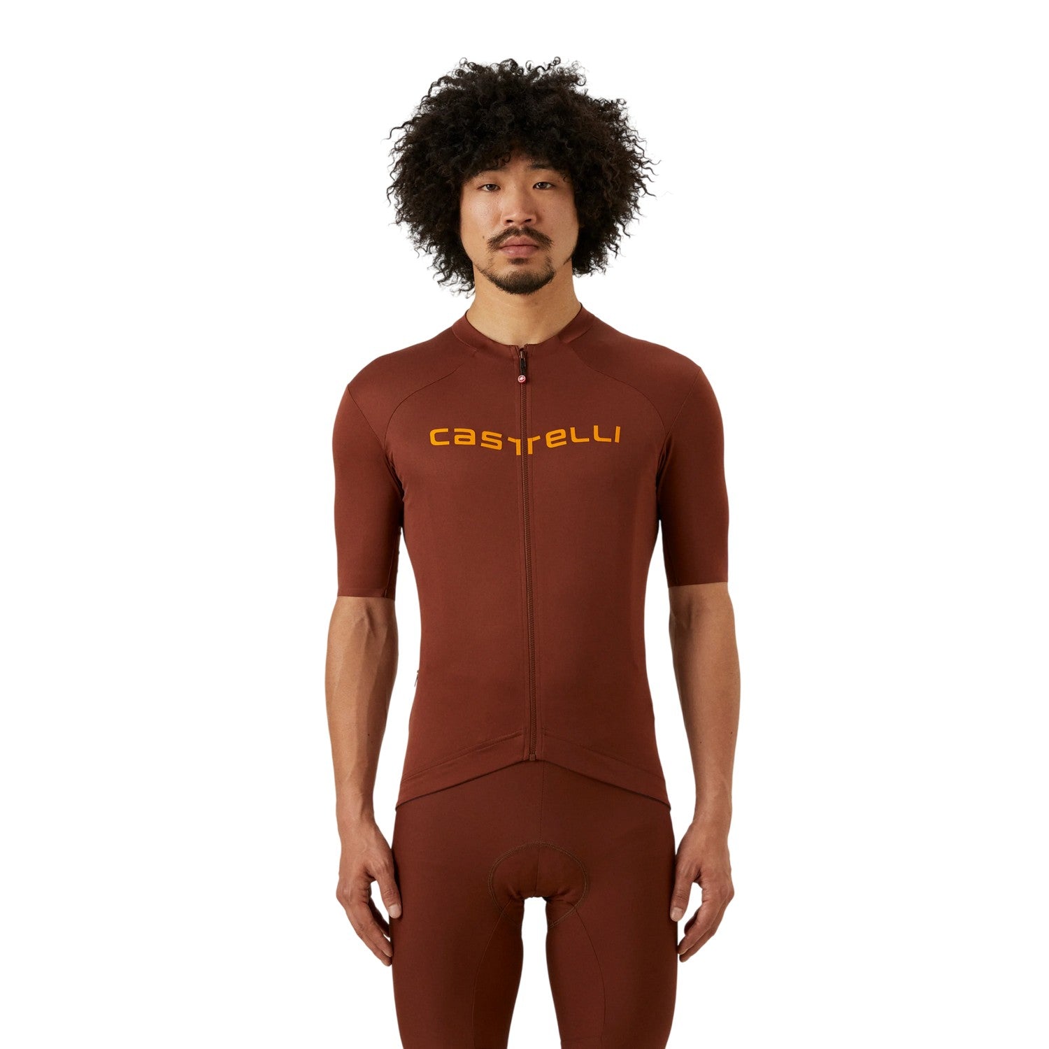 Dark Mocha - Side - Castelli Mens Prologo Lite Cycling Jersey