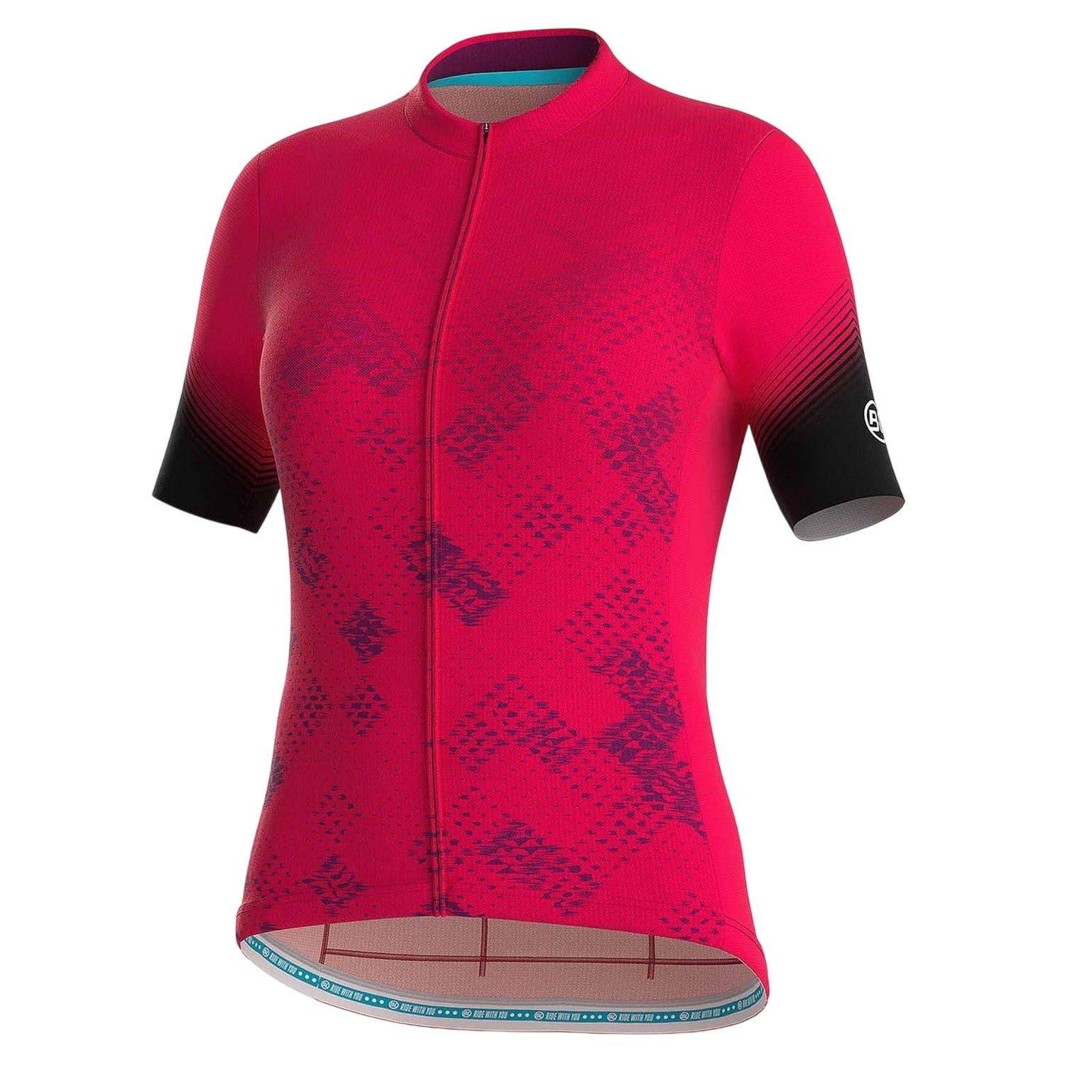 Fuchsia - Front - Bicycle Line Womens-Ladies Tracy2 Cycling Jersey