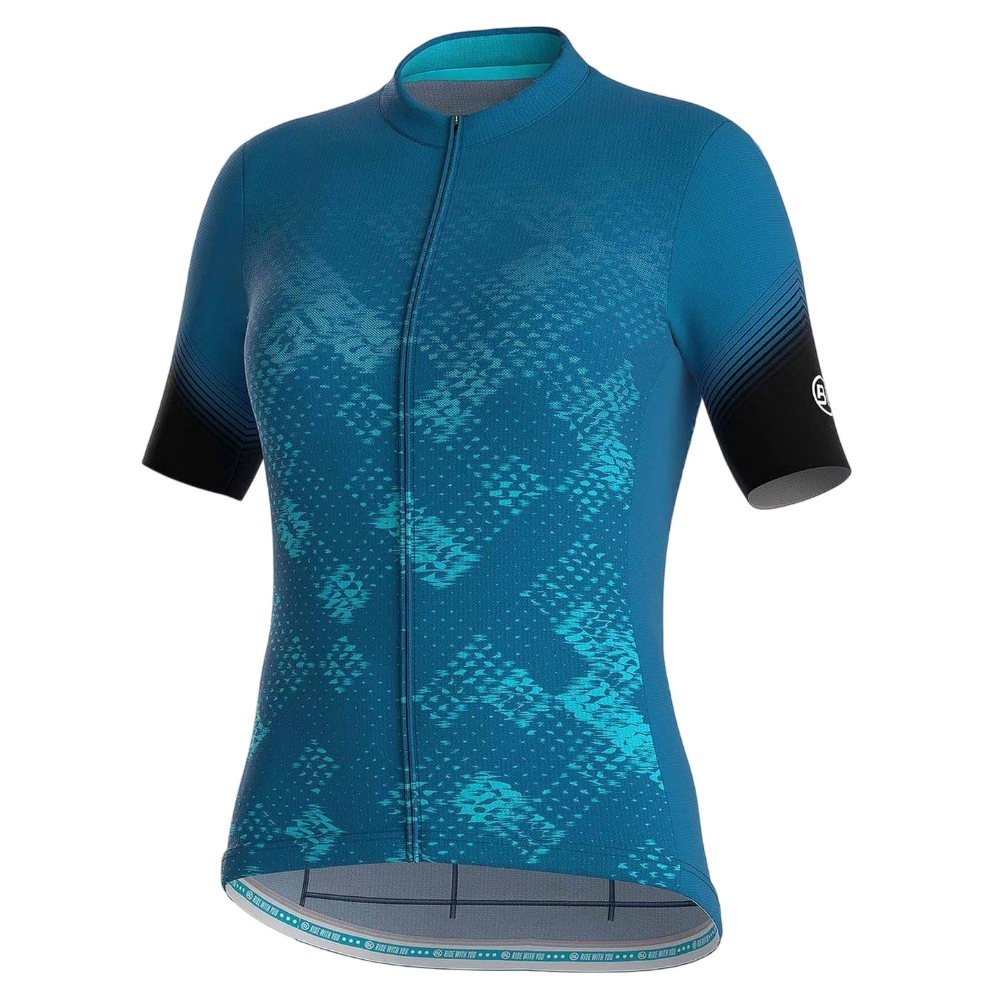 Turquoise - Front - Bicycle Line Womens-Ladies Tracy2 Cycling Jersey