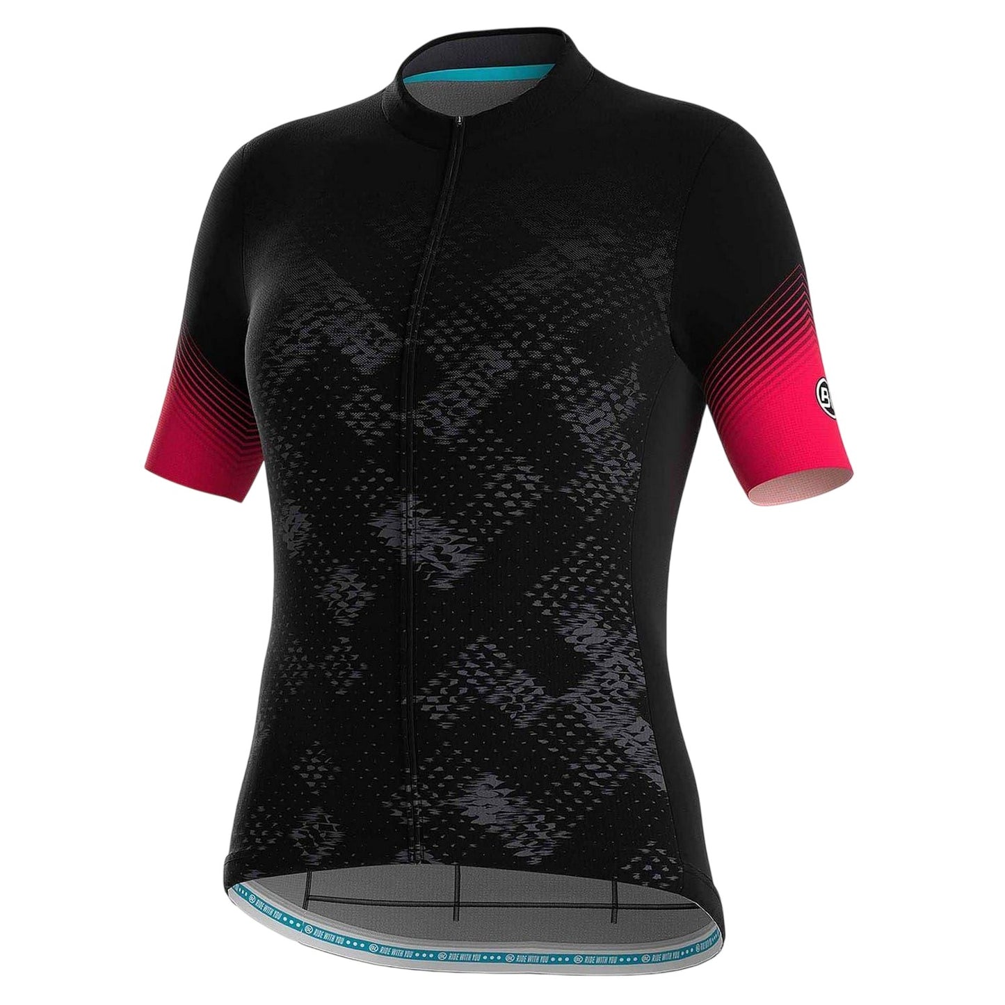 Black - Front - Bicycle Line Womens-Ladies Tracy2 Cycling Jersey