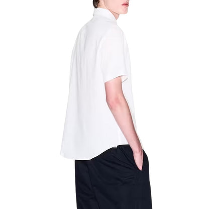 Off White - Back - Armani Exchange Mens Point Collar Regular Shirt