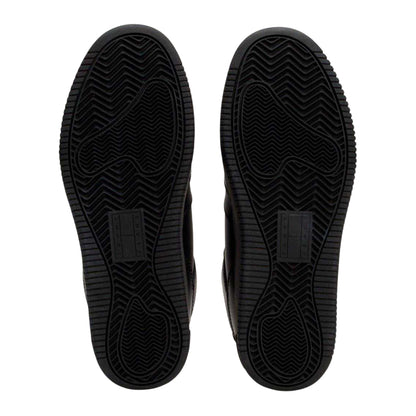Black - Lifestyle - Tommy Jeans Womens-Ladies Retro Leather Basketball Trainers