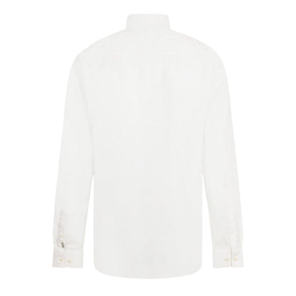 White - Back - Luke Mens Regular Formal Shirt