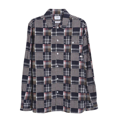 True Navy - Front - Farah Mens Regular Shirt