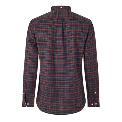 Red - Back - Farah Mens Carway Regular Shirt