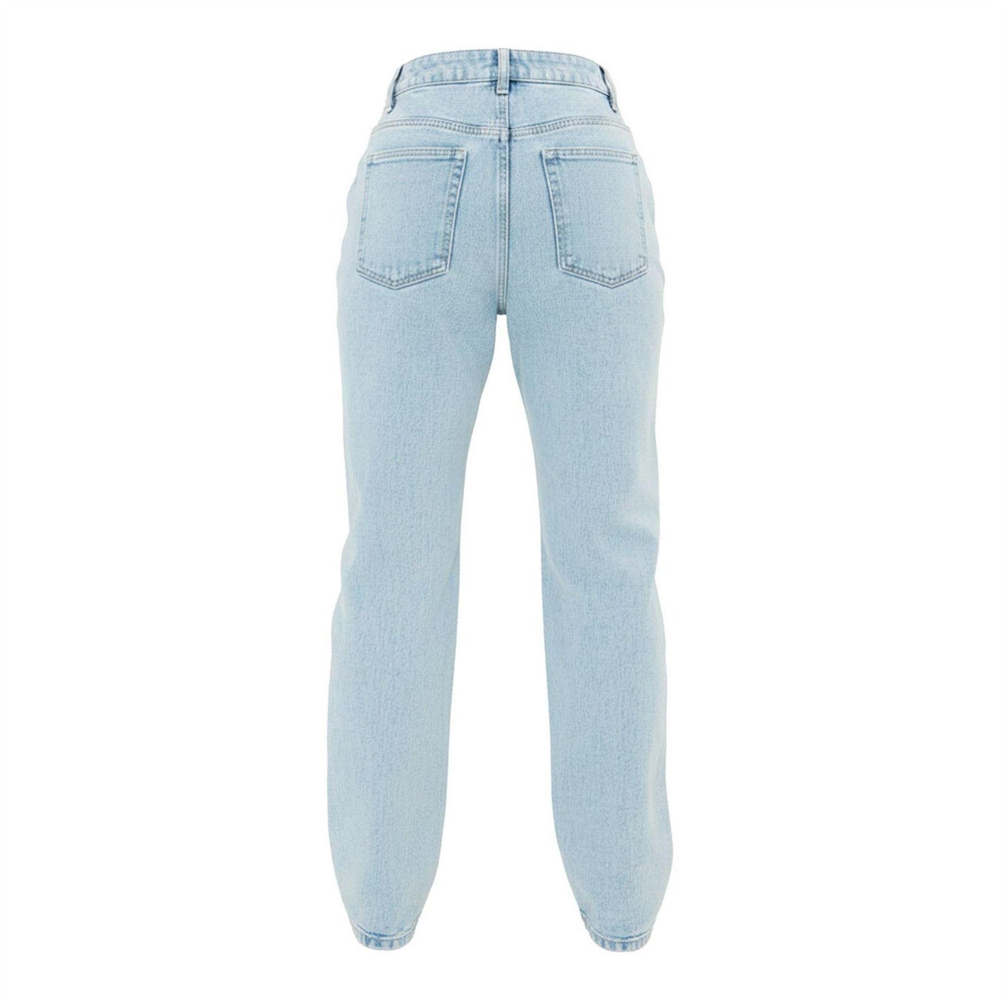 Bleach - Back - I Saw It First Womens-Ladies Faded Straight Jeans