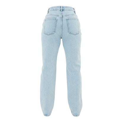 Bleach - Back - I Saw It First Womens-Ladies Faded Straight Jeans
