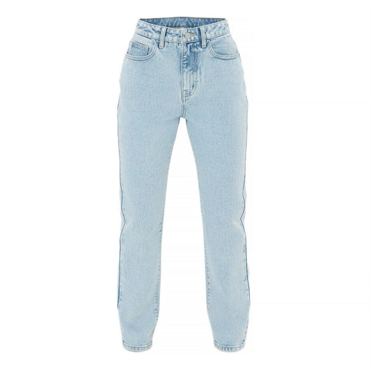 Bleach - Front - I Saw It First Womens-Ladies Faded Straight Jeans