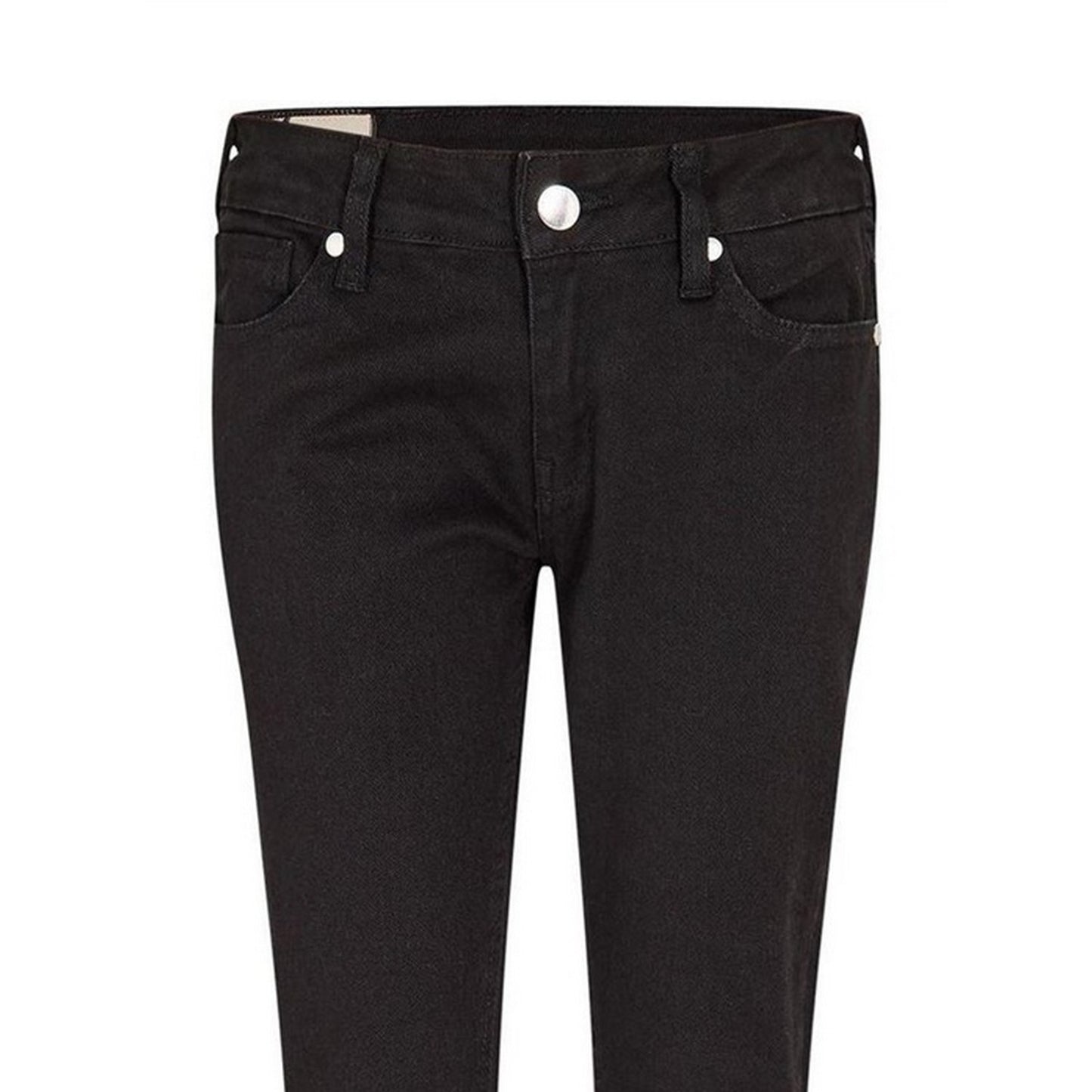 Black - Side - Criminal Damage Mens Denim Ripped Skinny Jeans