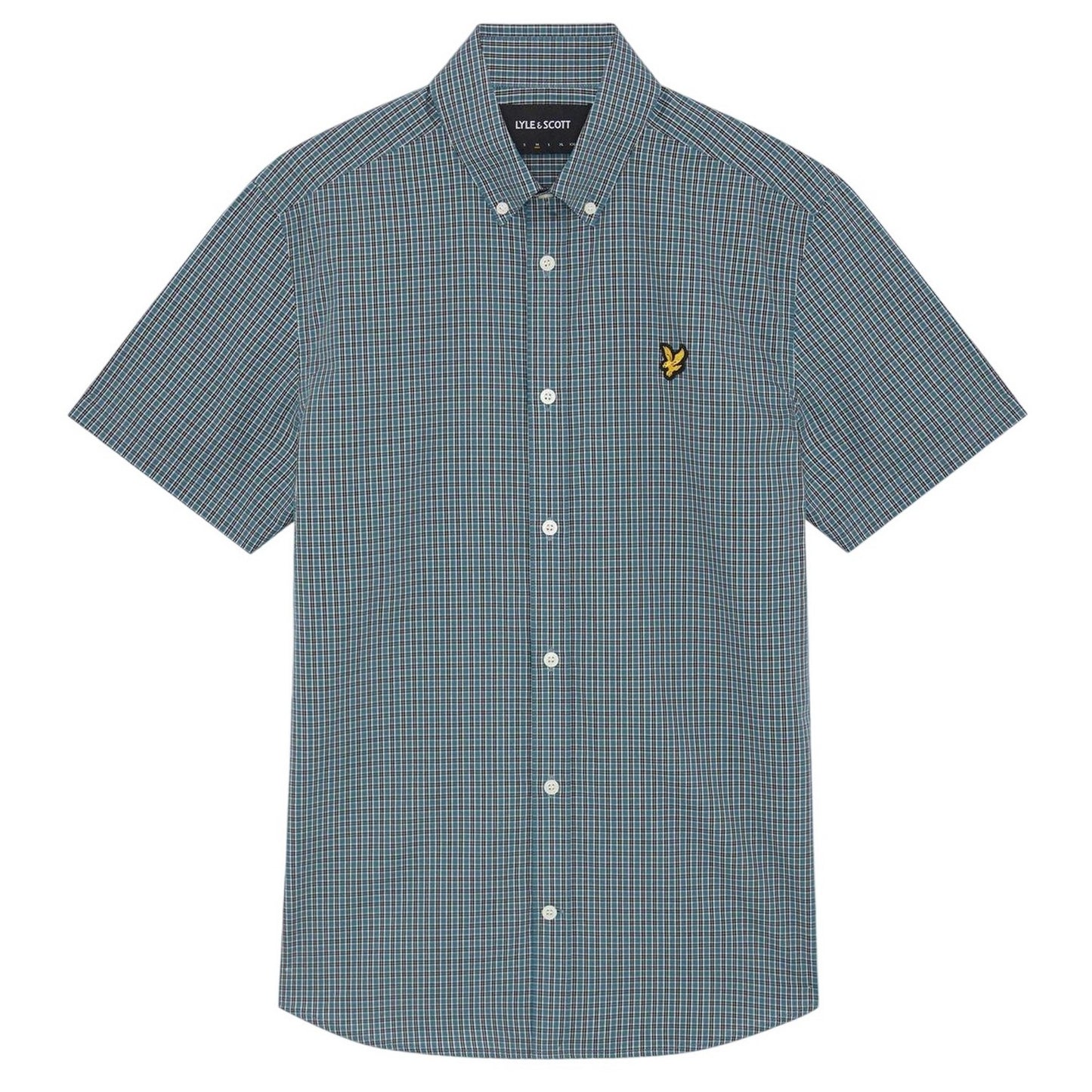 Jeans Blue - Front - Lyle & Scott Mens Checked Shirt
