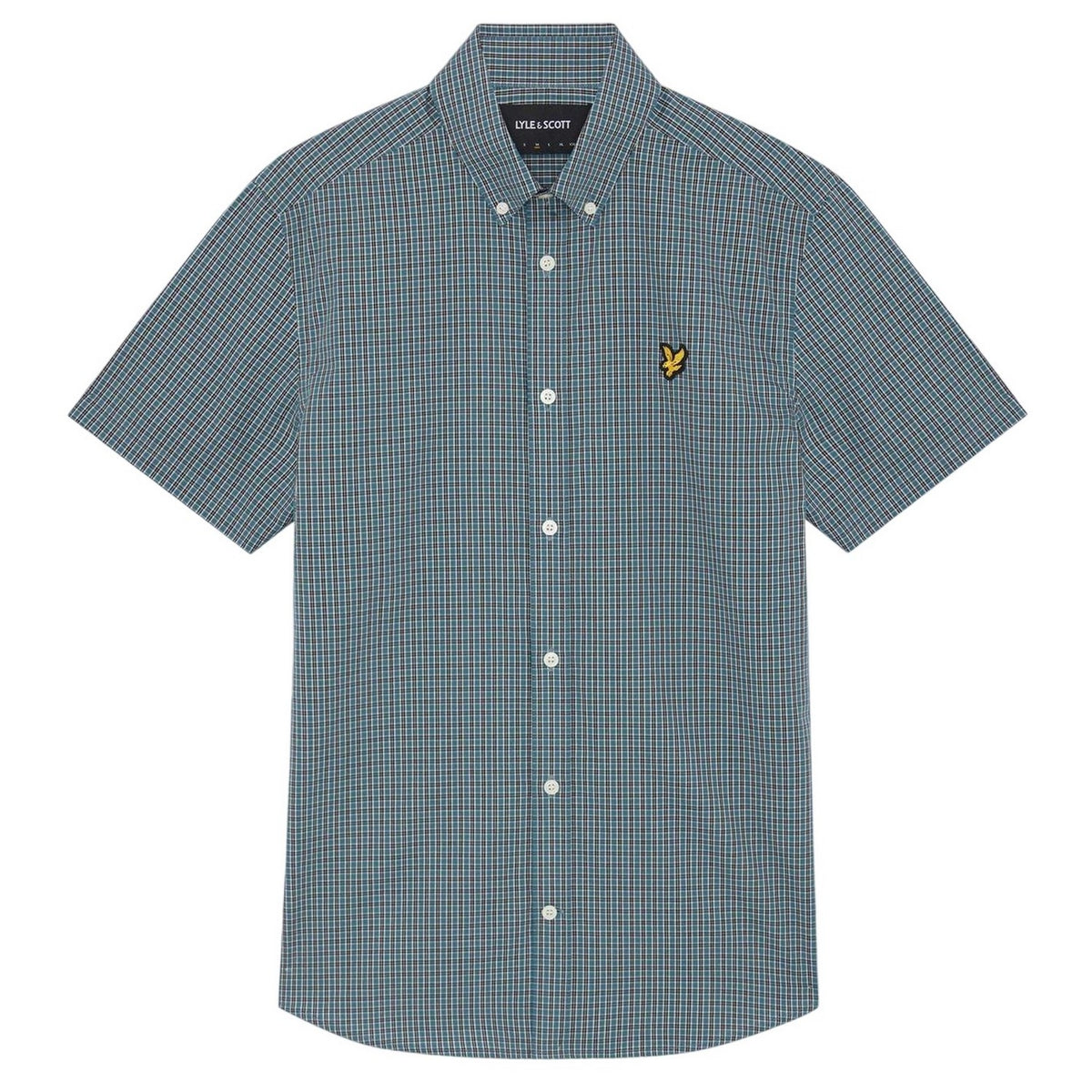 Jeans Blue - Front - Lyle & Scott Mens Checked Shirt